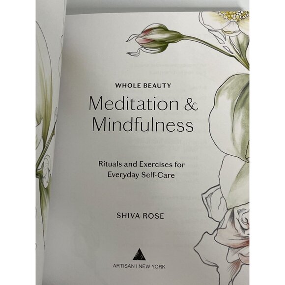 Whole Beauty Meditation & Mindfulness Book by Shiva Rose Self Care Rituals - Picture 3 of 4